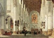 BERCKHEYDE, Job Adriaensz Interior of the St Bavo Church at Haarlem fs oil